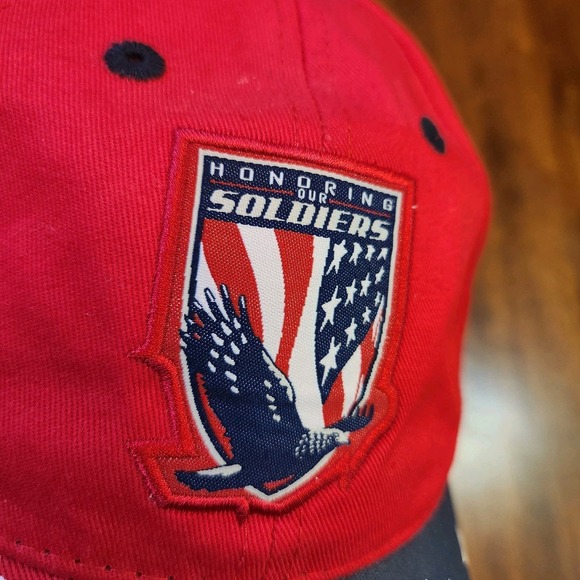 Dale Earnhardt Jr Hat Men One Size Honoring Soldiers USA National Guard Nascar - Picture 2 of 8